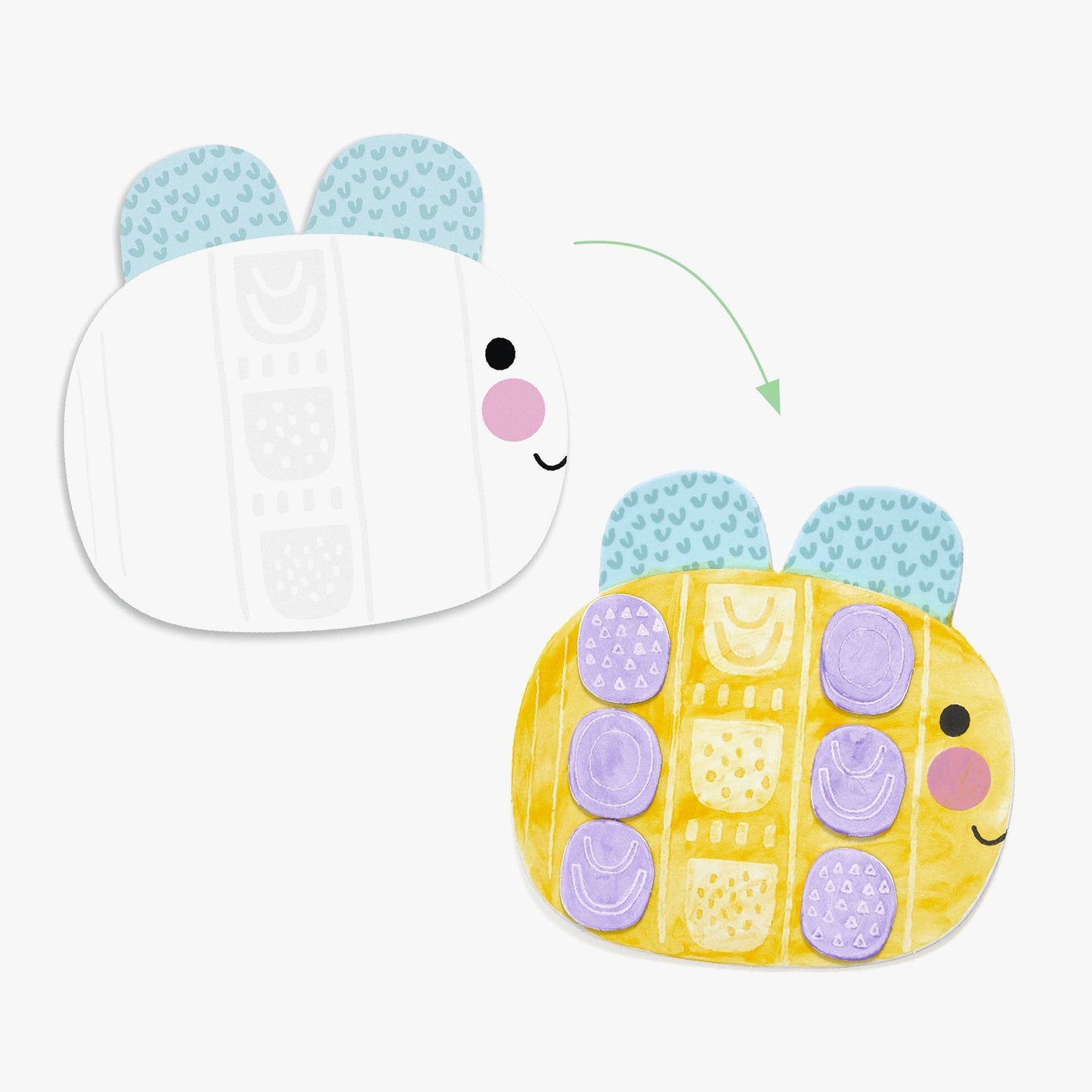 Djeco Small Forms Painting Set