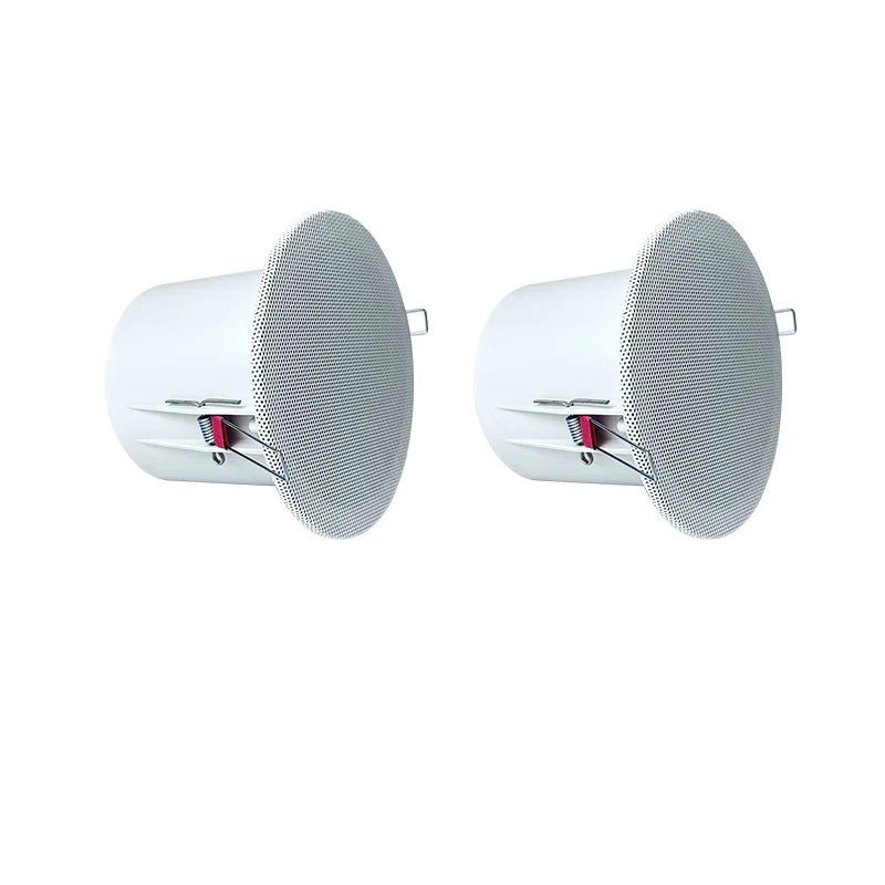 3 Inch Surround Sound Speakers System Ceiling Loudspeakers 8Ohm Roof Speakers for Bathroom Home Background Music Audio 308A