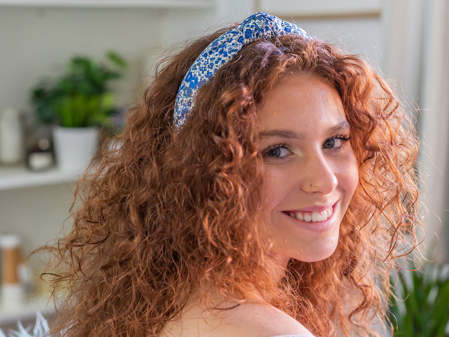 Padded Knot Headband - Liberty Wild Flowers Print