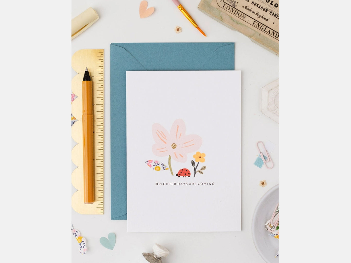 Flower Card - Liberty Wiltshire Bud Print