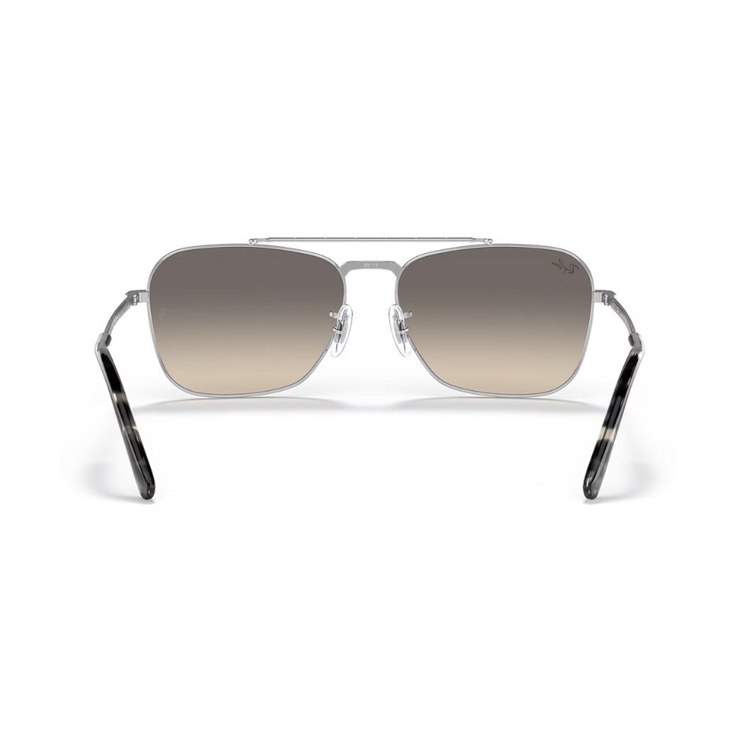 RAYBAN - NEW CARAVAN | Silver w/ Gradient Grey