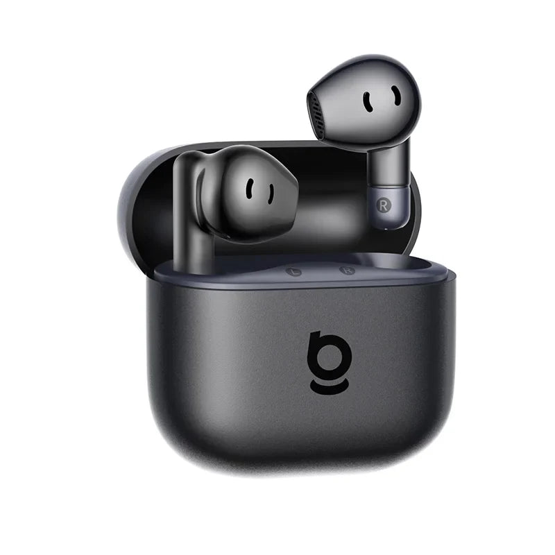 Baseus Bass BS2 Lite True Wireless Earbuds Bluetooth 6.0 Semi-In-Ear-Kopfhörer 2-Mikrofon AI ENC 40H Spielzeit IP55 SuperBass Oh
