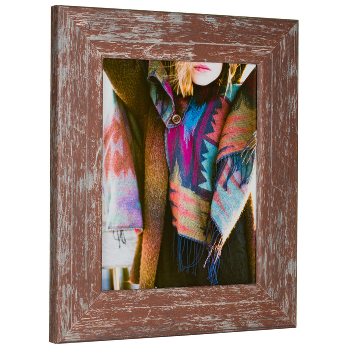 American Barn 2", Red Picture Frame - 4 Piece Set