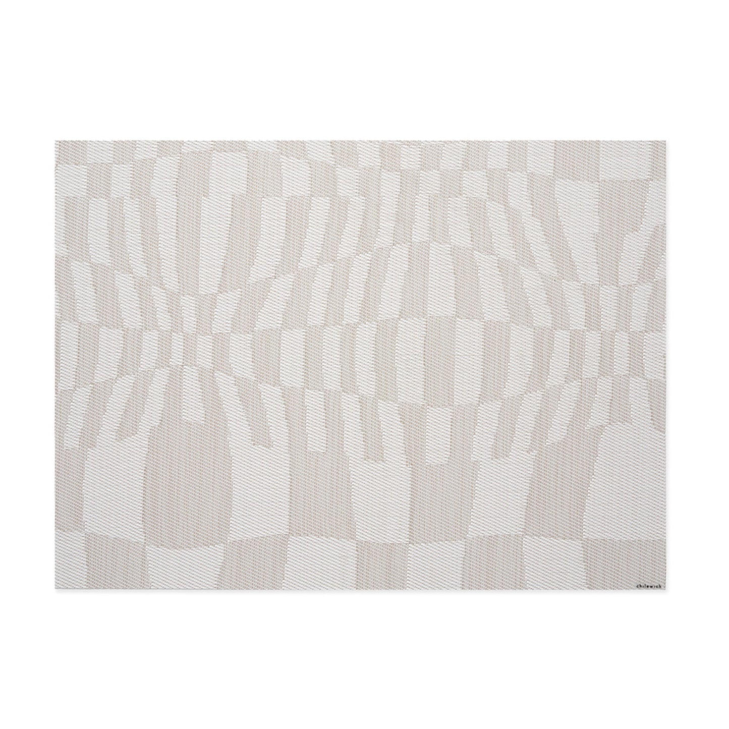 chilewich | placemat rectangle | warp sand