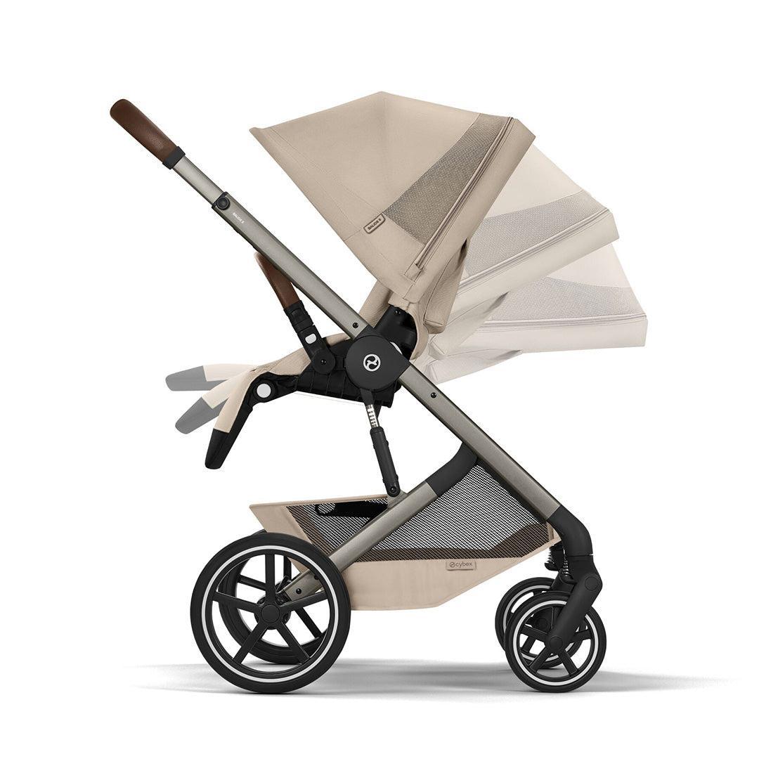 CYBEX Balios S Lux Pushchair + Fold Carry Cot - Almond Beige