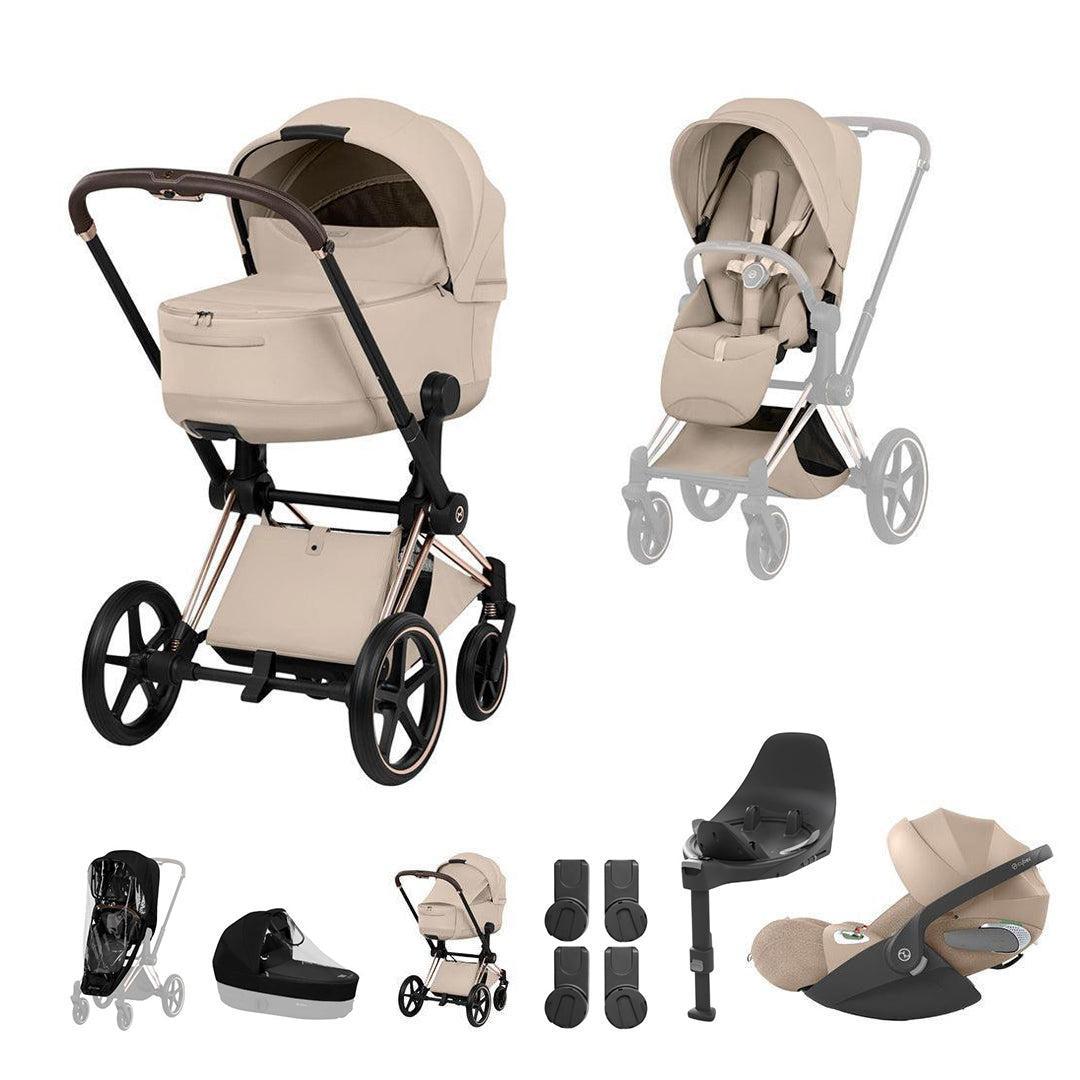 CYBEX PRIAM Fold Cot Travel System Bundle - Style