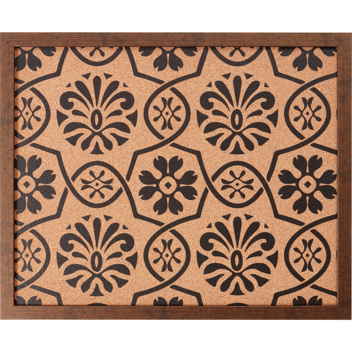 Decorative Floral Cork Bulletin – Essentials Rustic Copper