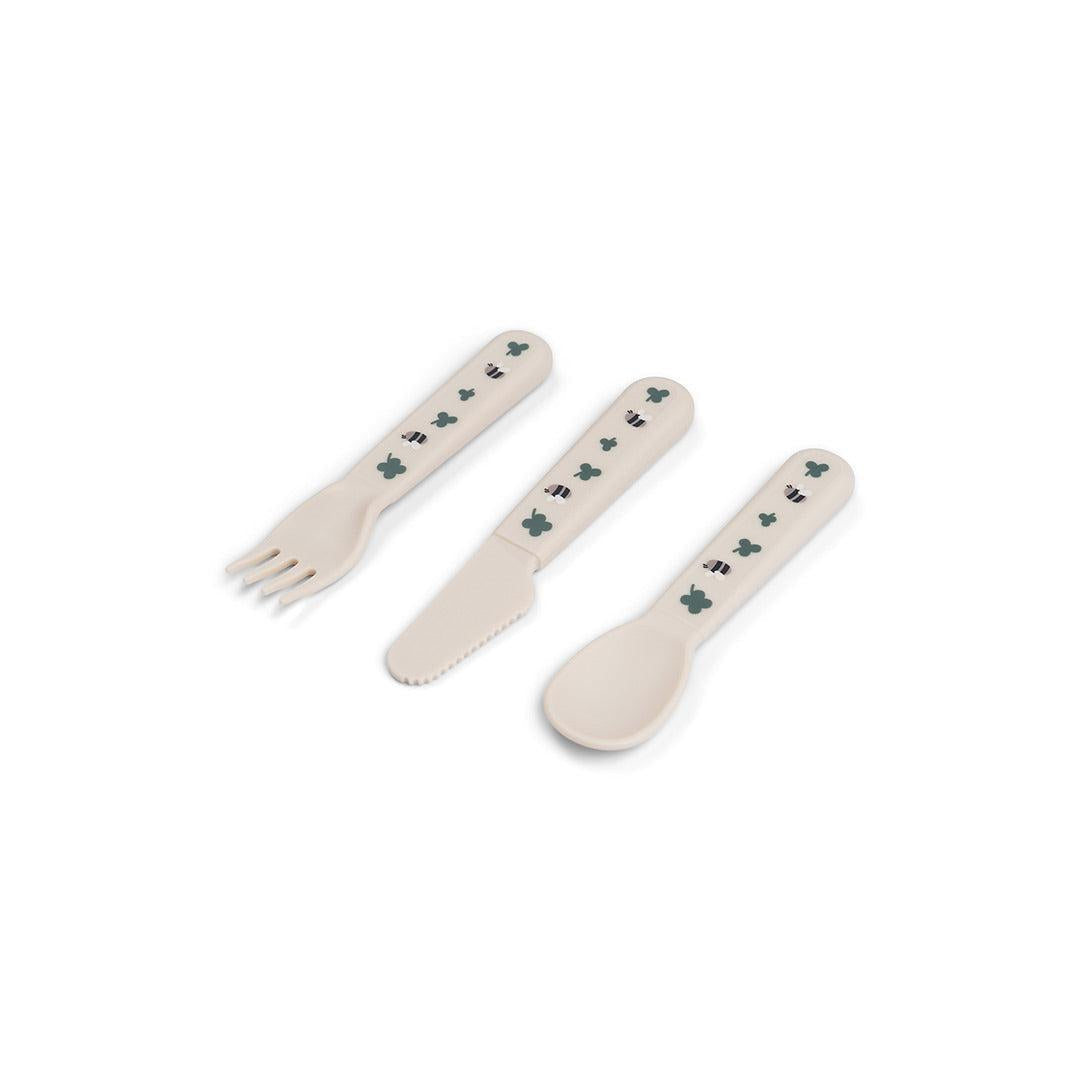 Done By Deer Foodie Cutlery Set - Tiny Farm Sand