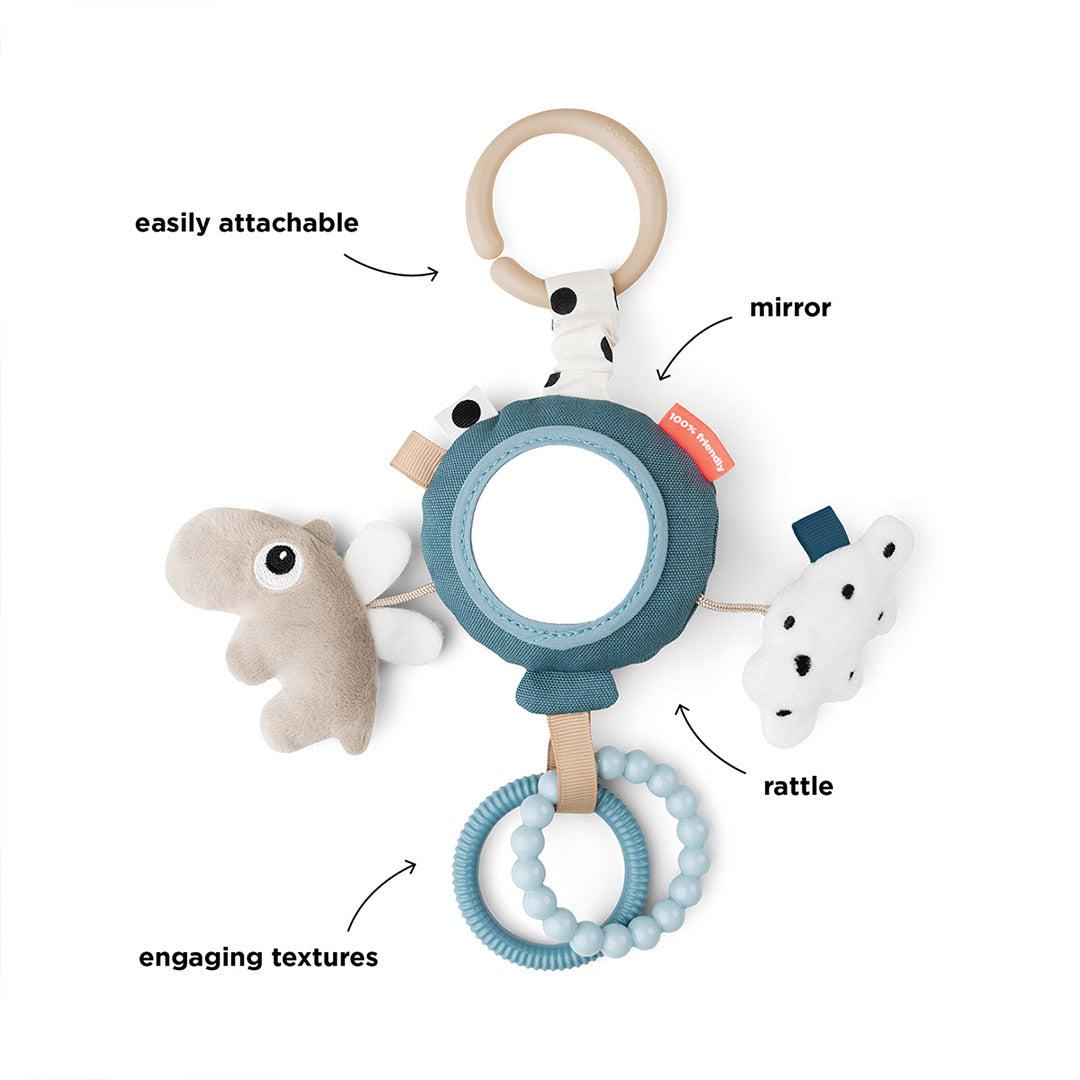 Done by Deer To Go Activity Mirror - Blue - Happy Clouds