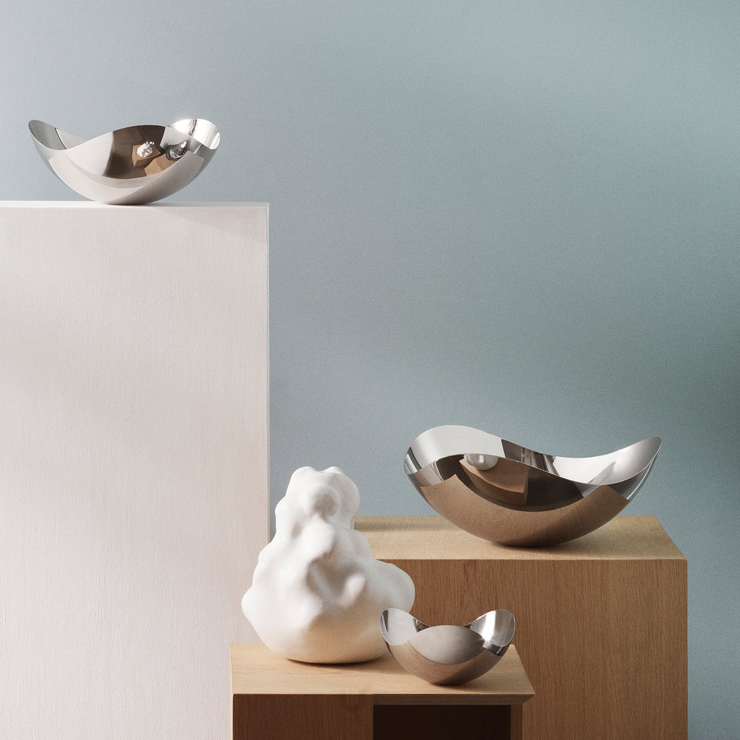 georg jensen | bloom mirror bowl | large