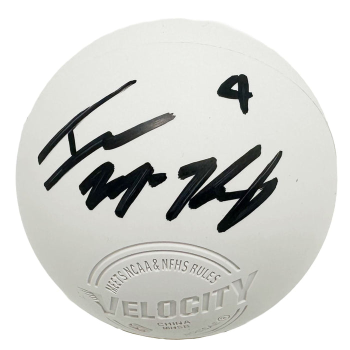 Ian MacKay Signed White Lacrosse Ball Signed Lacrosse Balls TSE Buffalo