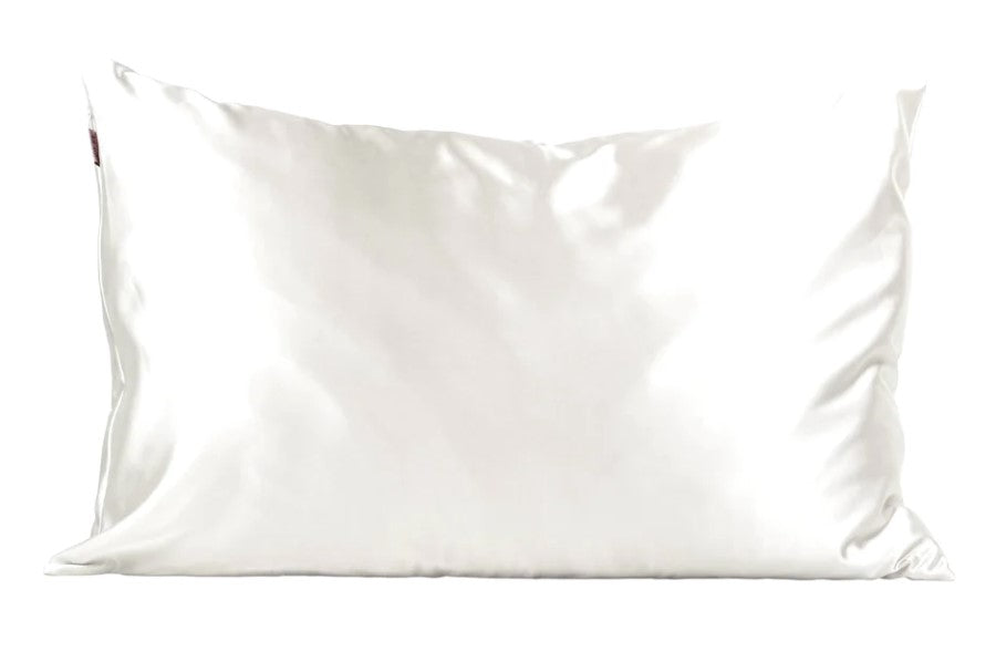 Satin Pillowcase in Charcoal/Ivory/Black