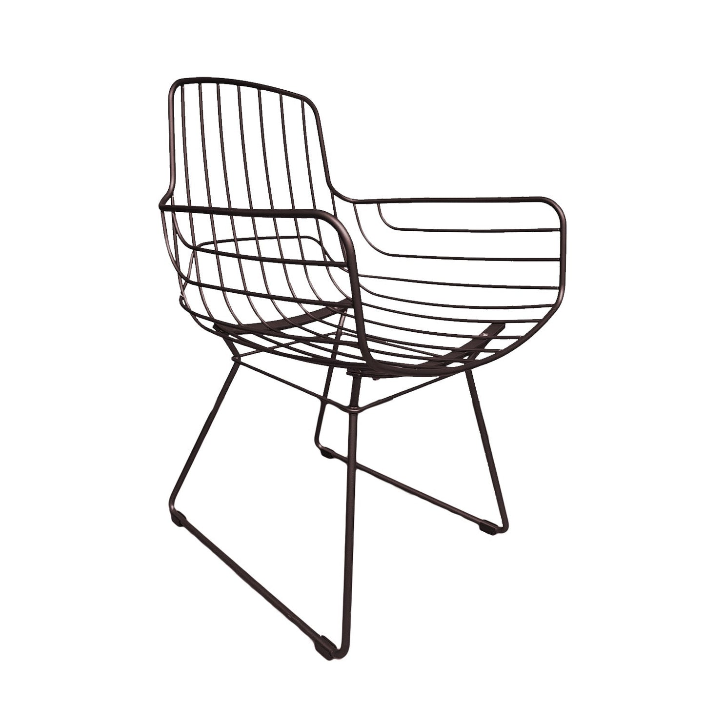 freifrau | leyasol armchair high | FRAME + CUSHION INSERT ONLY - indoor/outdoor | steel bronze glaze