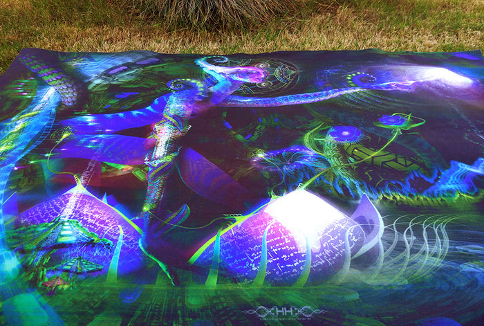 Lycra Tapestry / Backdrop of "Inward Convergence"