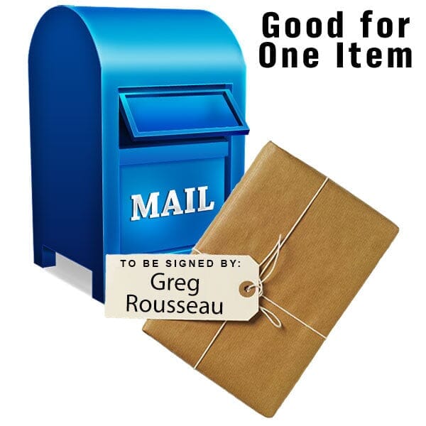 MAIL-IN: Get Your Premium Item Signed By Greg Rousseau PRE-SALE TSE Buffalo