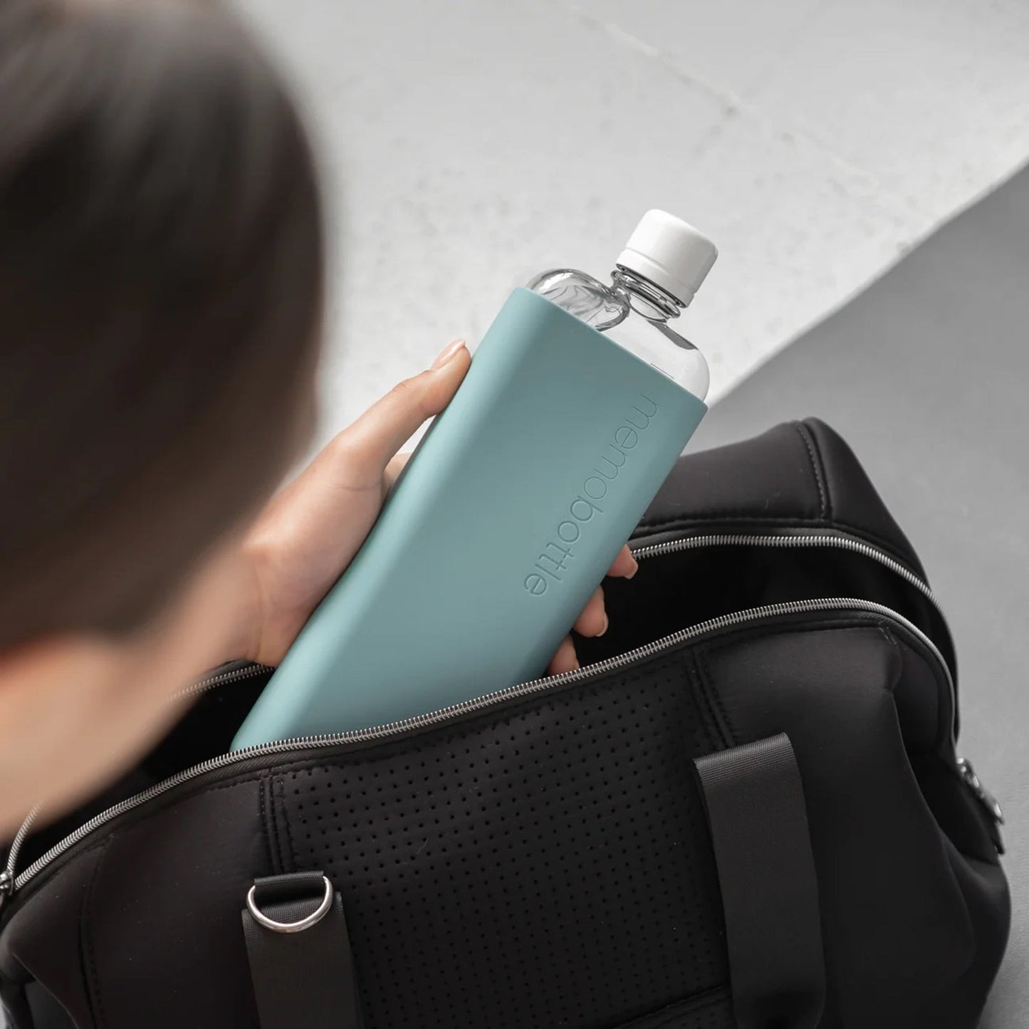 memobottle | lid original metallic | gloss white - LC