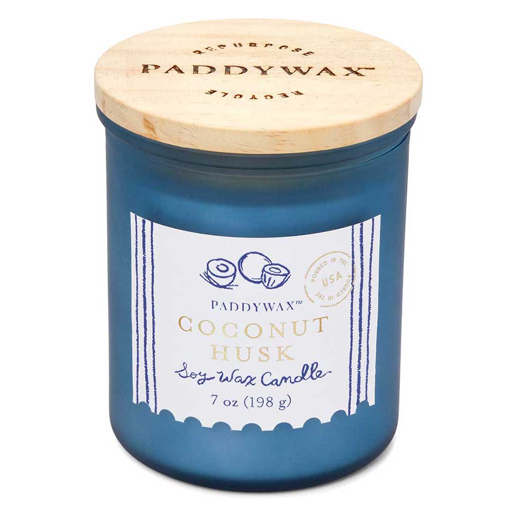 Coastal Glass Candle | Coconut Husk