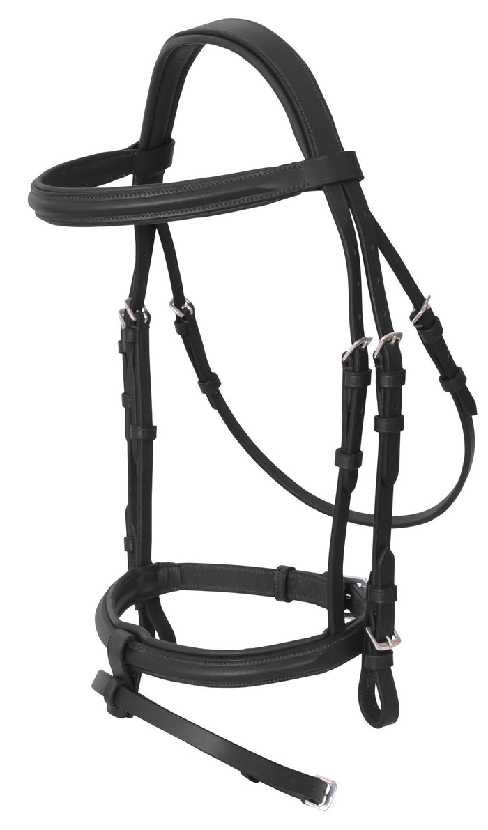 platinum shaped padded bridle