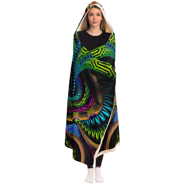 Primordial Presence Cosmic Hooded Blanket