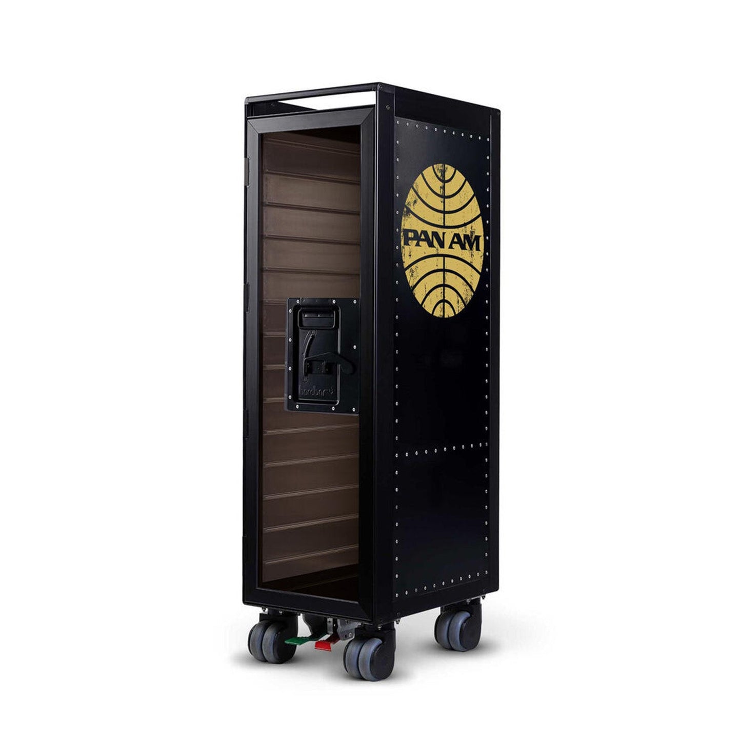 bordbar | rivet rocker trolley | OUTER TROLLEY ONLY - black with tranparent smoke