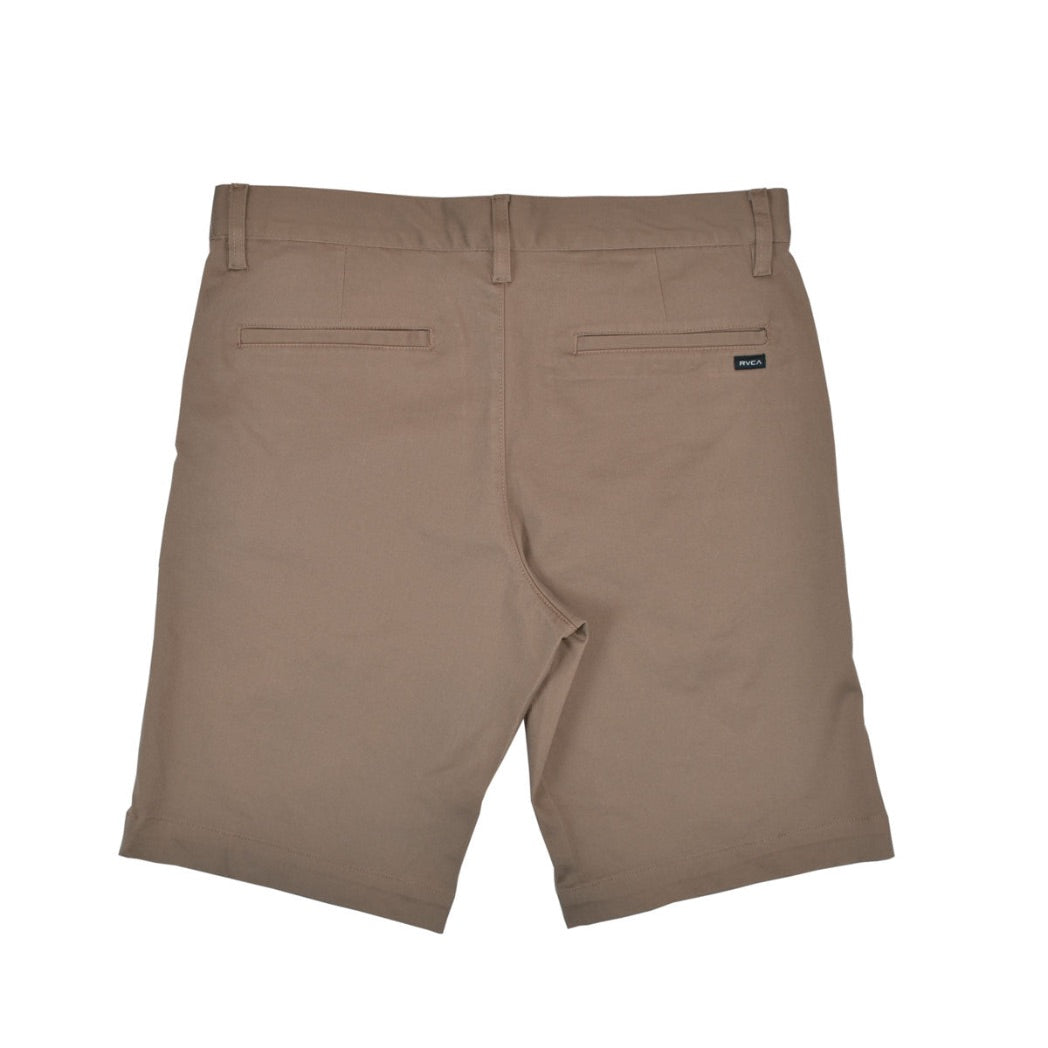 RVCA - WEEKEND STRETCH CHINO SHORT | DARK KHAKI