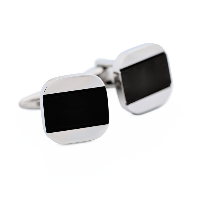 Stainless Steel Ion Plated Gun Cufflinks