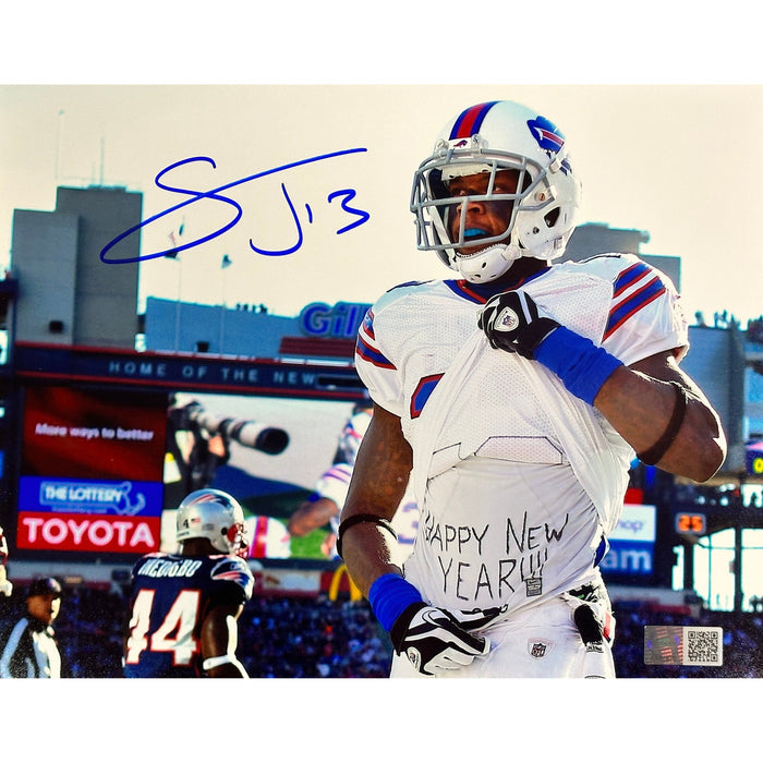 Stevie Johnson Signed Jersey Flashing Number 13 Photo 8X10 Signed Photos TSE Buffalo