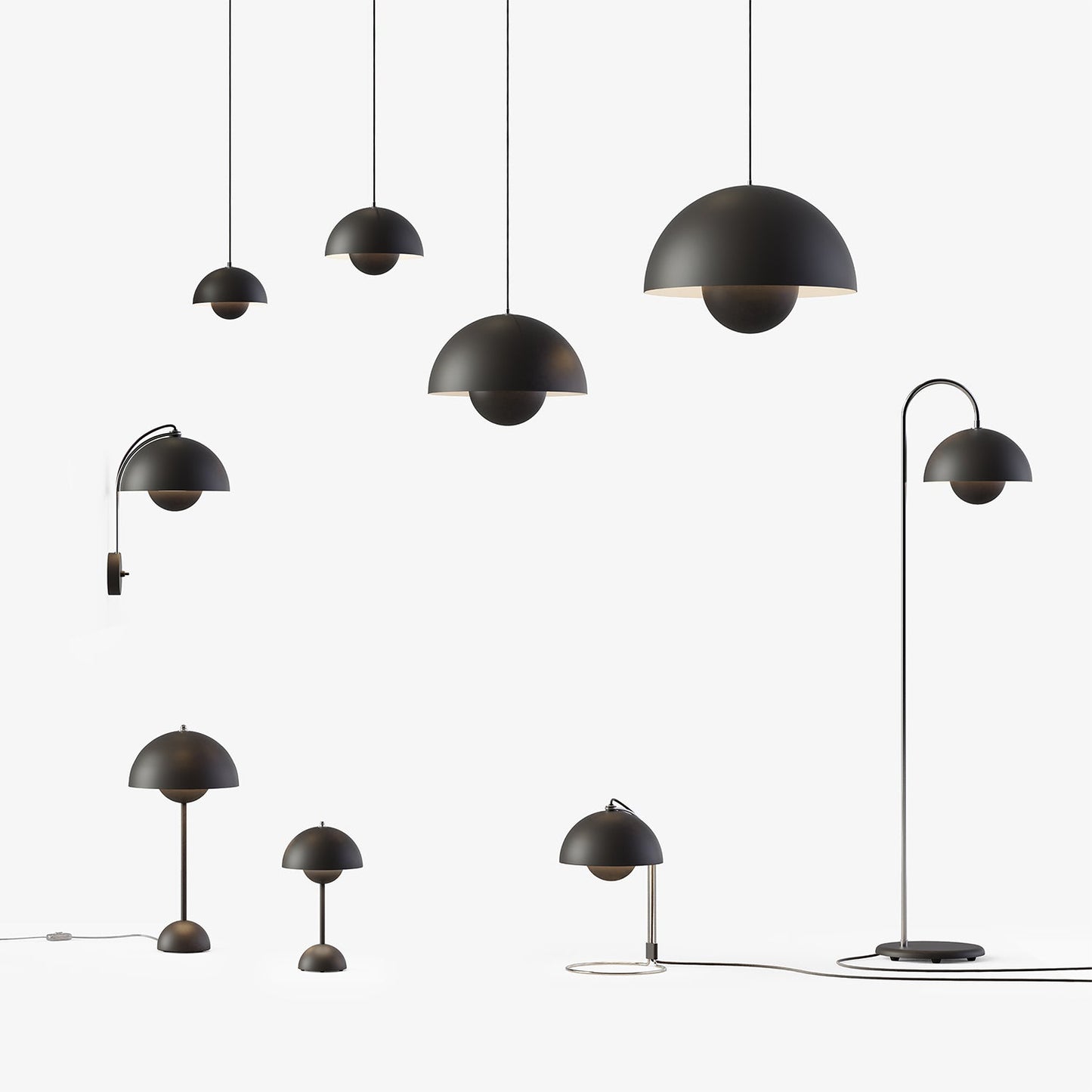 &tradition | flowerpot VP9 portable lamp | matte black