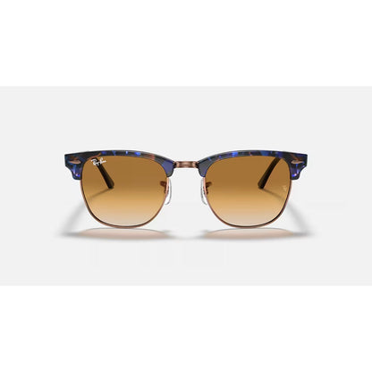 RAYBAN - CLUBMASTER | Spotted Brown/Blue w/ Brown Gradient