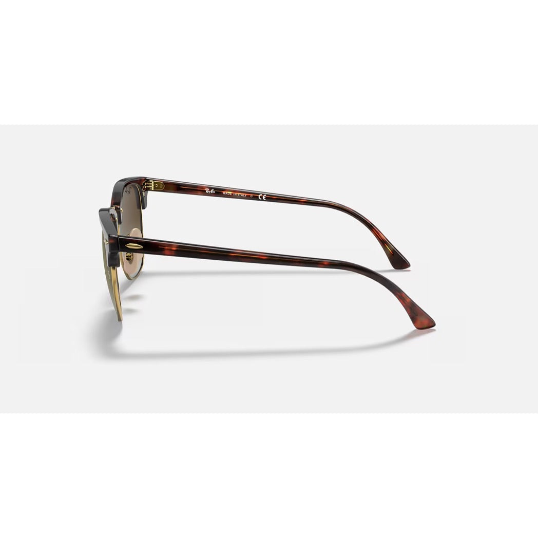 RAYBAN - CLUBMASTER | Tortoise w/ Green Flash Gradient