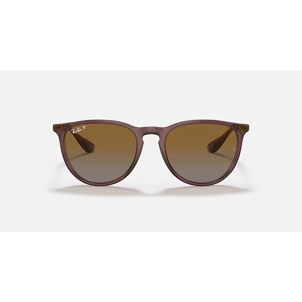 RAYBAN - ERIKA | Transparent Dark Brown w/ Brown Polarized