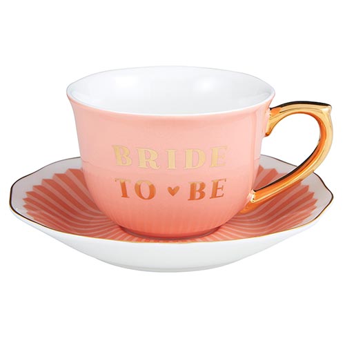 Bride to Be Teacup & Saucer Set