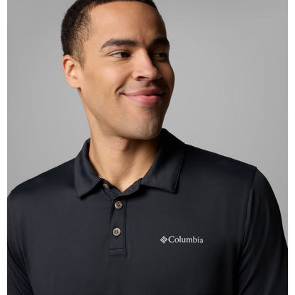COLUMBIA - TECH TRAIL POLO | Black