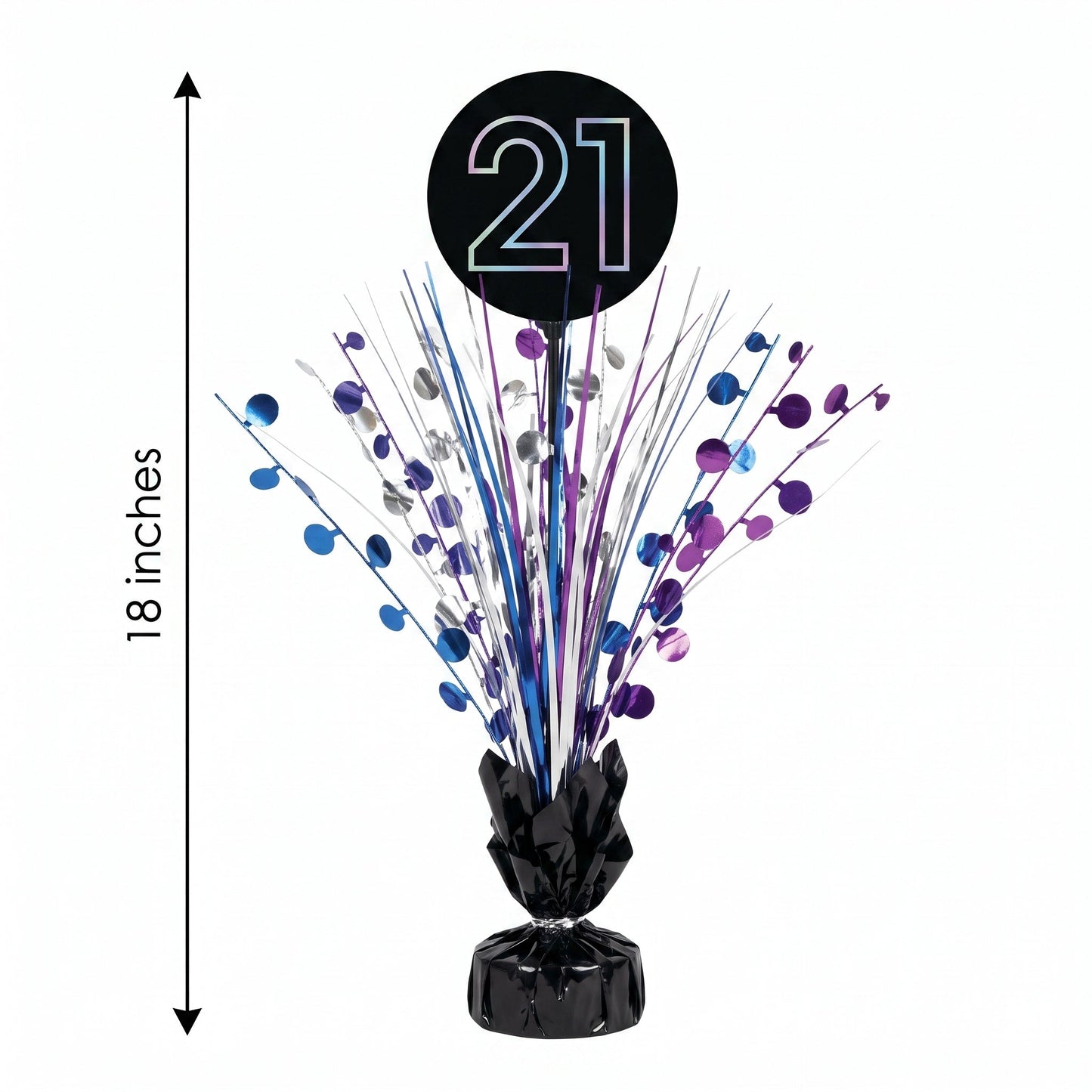 "Finally 21" Birthday Centerpiece Spray