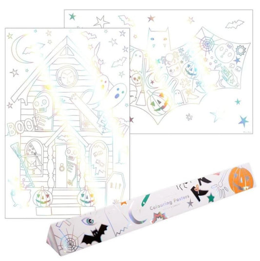 Halloween Coloring Posters