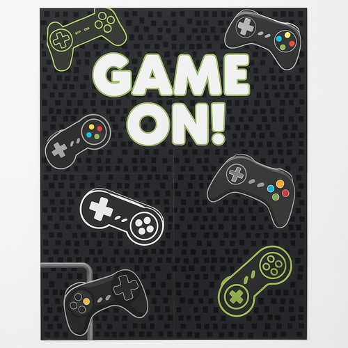 "Game On" Video Game Controller Scene Setter Kit