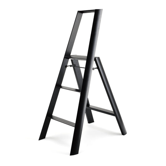 hasegawa | lucano 3 step ladder | black