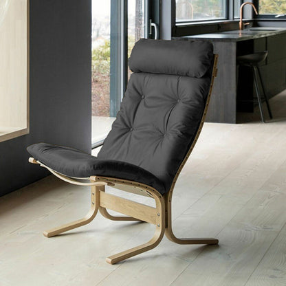 hjelle | siesta classic 300 chair | high back | oak + hemsen HA19 leather