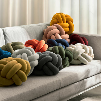 design house stockholm | knot cushion | dusty pink