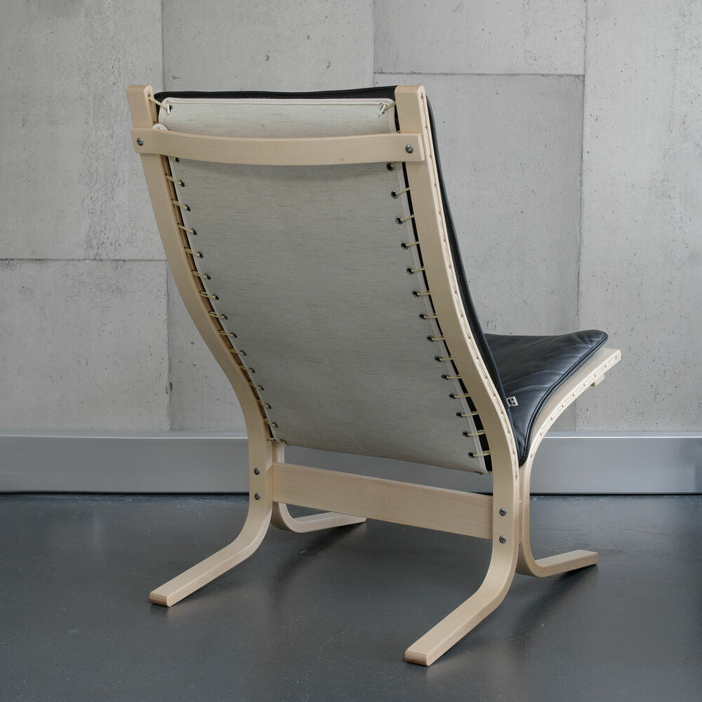 hjelle | siesta fiora 305 chair | high back | oak + hemsen HA19 leather