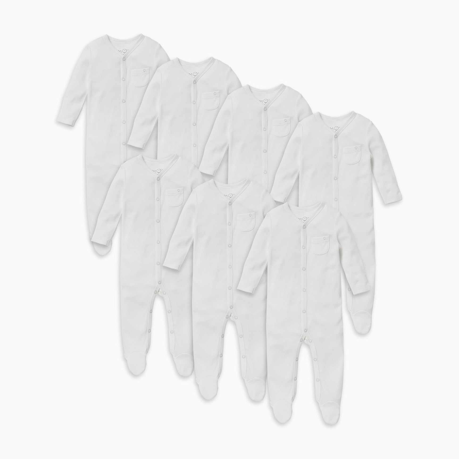 Front Opening Sleepsuit 7 Pack