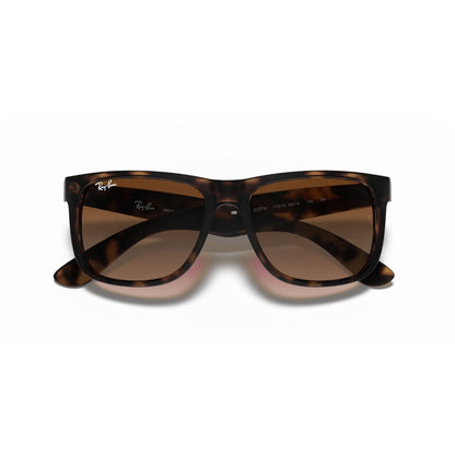 RAYBAN - JUSTIN | Rubber Light Havana w/ Brown Gradient