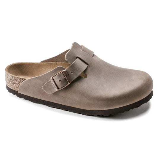 BIRKENSTOCK - BOSTON OILED LEATHER | Tabacco Brown