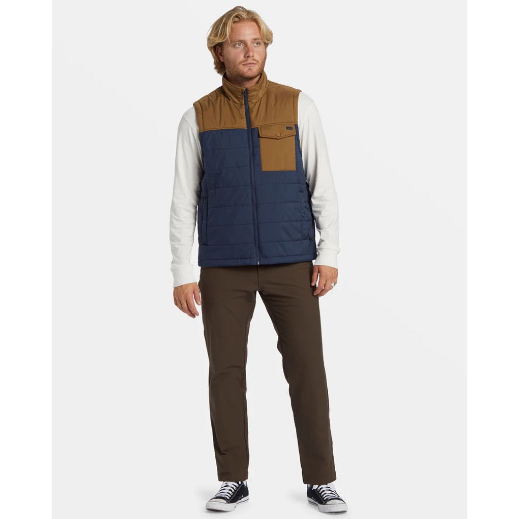 BILLABONG - PRISM QUILTED VEST | DUSTY NAVY