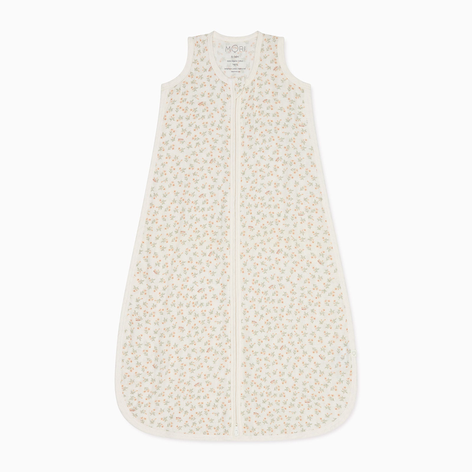 Floral Muslin Front Opening Sleeping Bag