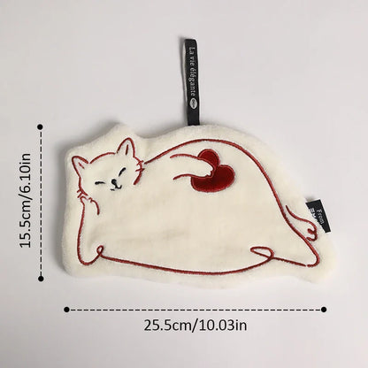 1 pc New Year'S Hand Towels - Cute, Highly Absorbent, Fashionable Kitchen Towels, Bathroom And Home Thick Towels