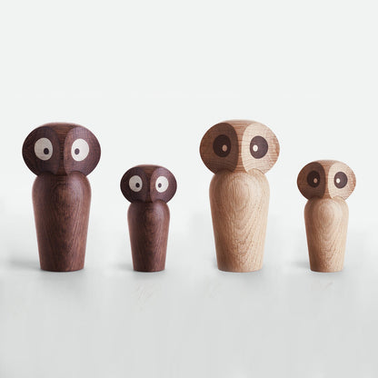 architectmade | wooden owl | small natural oak