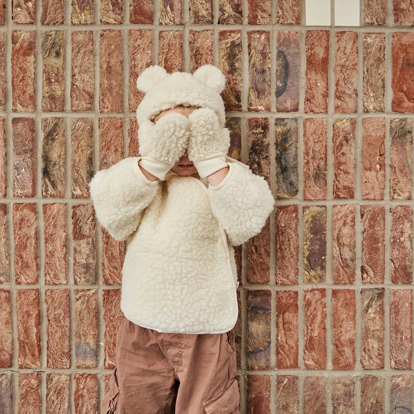 BINIBAMBA Merino Wool Snugglejacket - Milk
