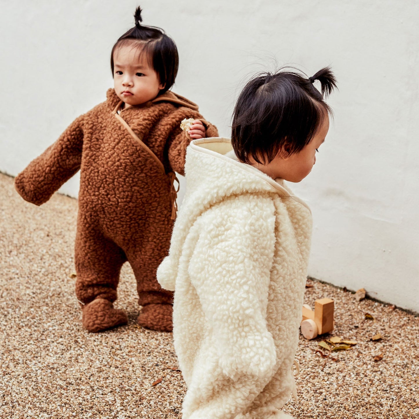 BINIBAMBA Merino Wool Snugglesuit - Milk