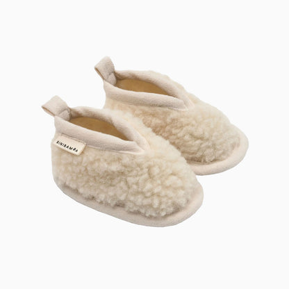 BINIBAMBA Milk Merino Baby Booties